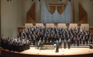 singers on stage