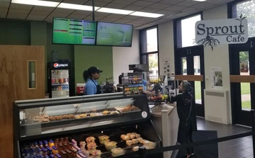 new Sprout Cafe in Fenton Hall