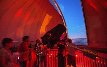 Public Observatory session at the Fredonia Science Center.