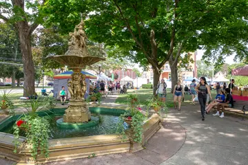 Shopping, festivals, food, and so much more in our downtown near the commons. 