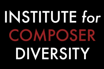 Logo which says "Institute for Composer Diversity"