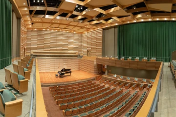 Rosch Recital Hall as seen before a performance