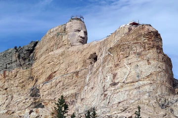 Crazy Horse memorial in South Dakota