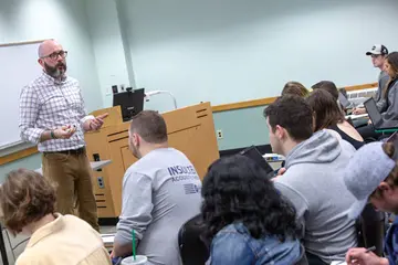 professor teaching class