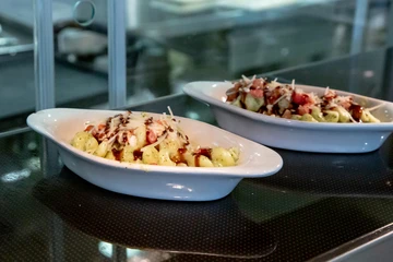 Delicious food hot and rready every day on campus