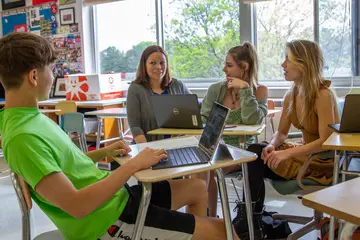 Fredonia students in class earning their english teacher degree, english teacher program, english teacher major, english secondary education, teacher certification English secondary education | English teacher degree | English teacher program