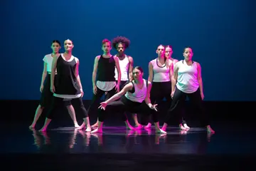 Fredonia students, seen here on stage, can earn a Dance Studio Administration minor