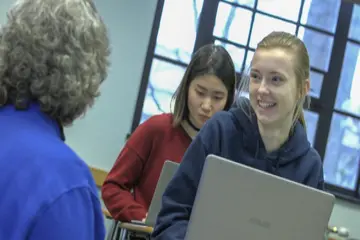 Fredonia students like these in an English class can earn a Creative Writing (Minor)