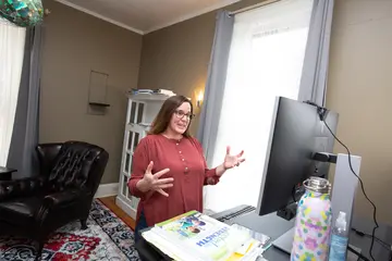 Fredonia faculty member conducting an online course, ac in graduate bilingual education extension, graduate bilingual education extension program, graduate bilingual education extension colleges in new york, graduate bilingual education extension majors in new york, graduate bilingual education extension degree