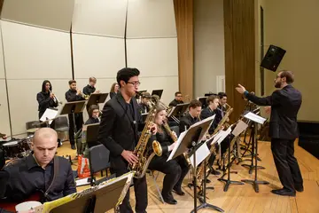 The School of Music's new Jazz Ensemble performs, jazz lab, the Jazz degree at Fredonia is one of the oldest in the United States
