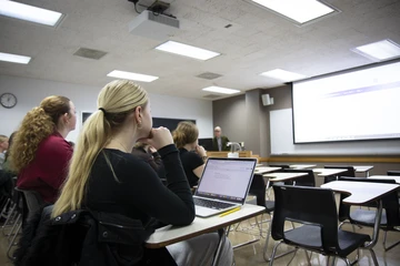 Students in a social work class. Fredonia students can major in social work, earning a degree in social work while they major in social work, social worker degree