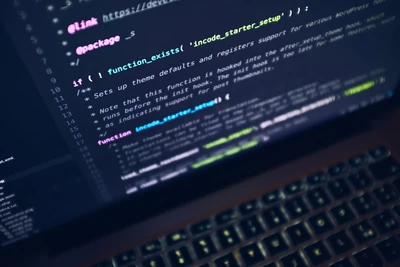 computer screen showing code for machine learning