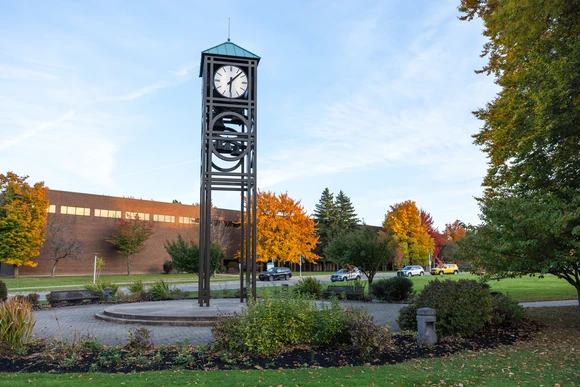 clock tower during the fall