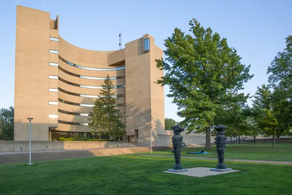 Maytum seen from across the lawn