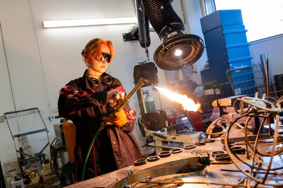Visual Arts and New Media class in sculpture. Fredonia students engage with a world of resources in the arts and sciences, among the best in the SUNY system.