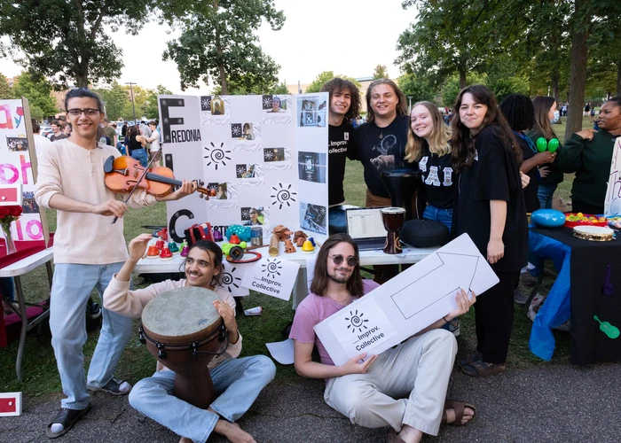 Activities night on campus 