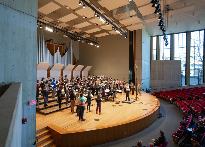 Choral festival being held in King Concert Hall