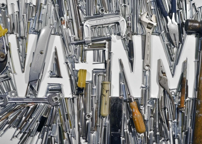 Artists' tools that spell out VANM