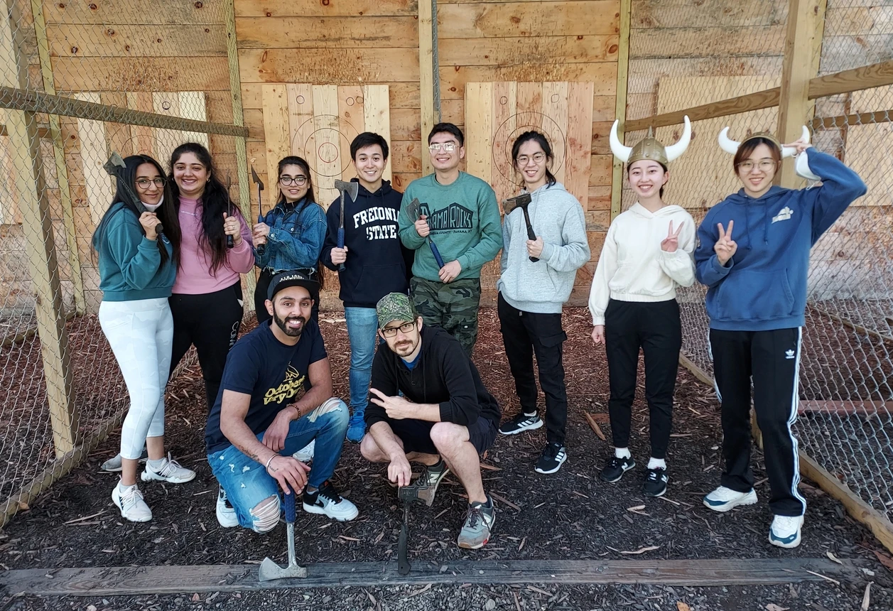 Axe Throwing Activity