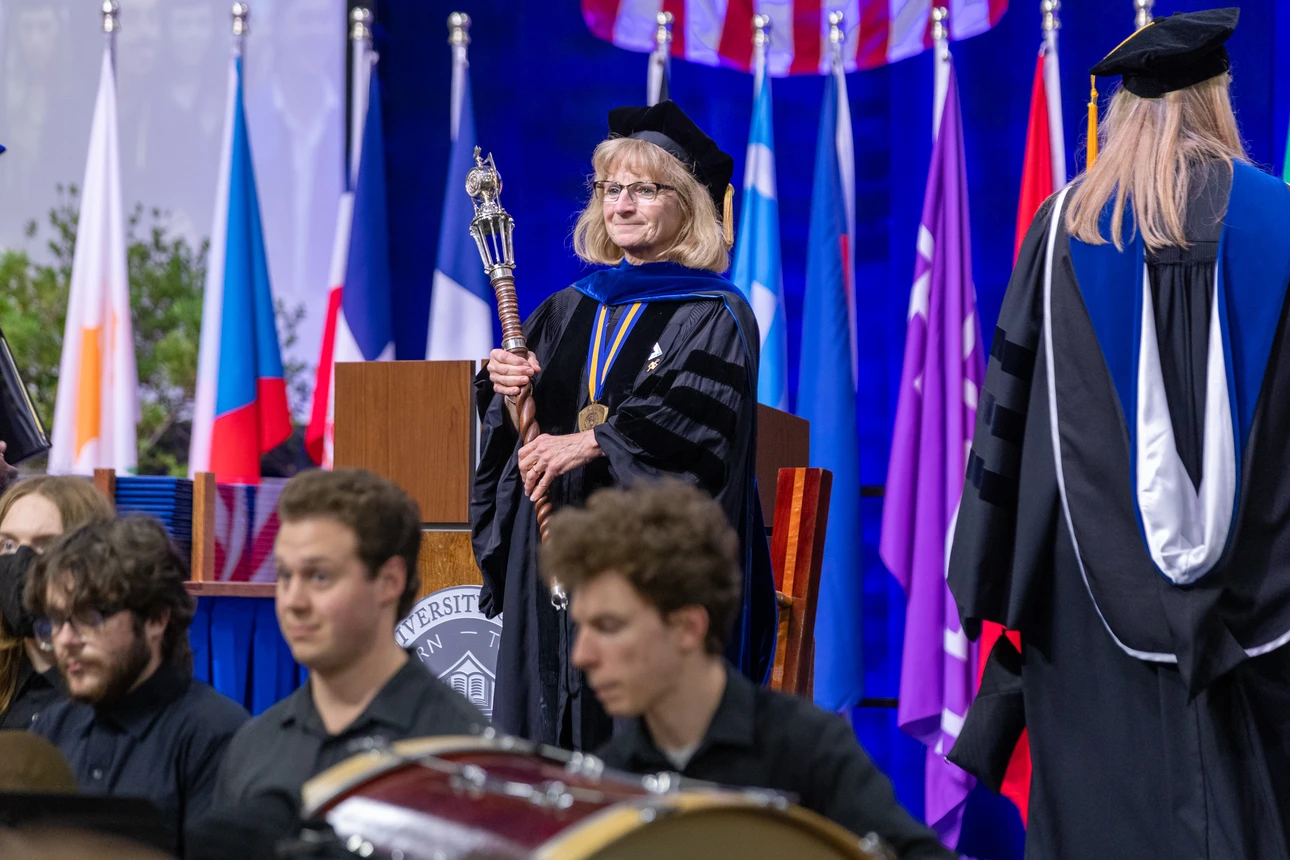 Faculty Mace Bearer for afternoon ceremony