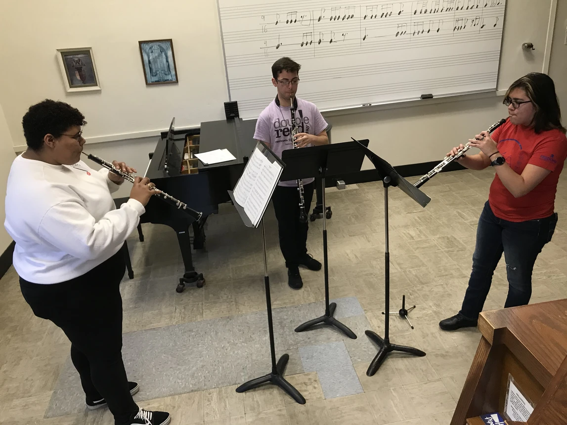 Oboe rehearsal