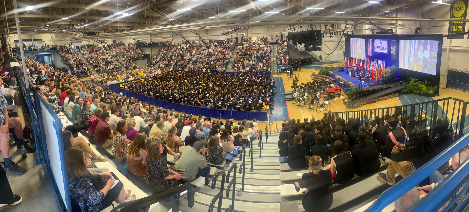 panoramic view of the ceremony 