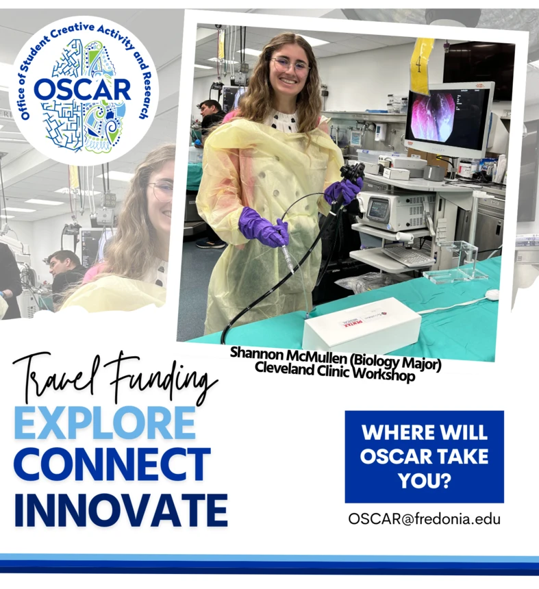 Shannon McMullen (Biology Major) attended a Workshop at the Cleveland Clinic.