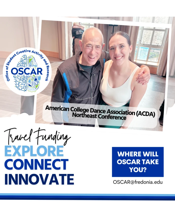 Student at the American College Dance Association Northeast Conference