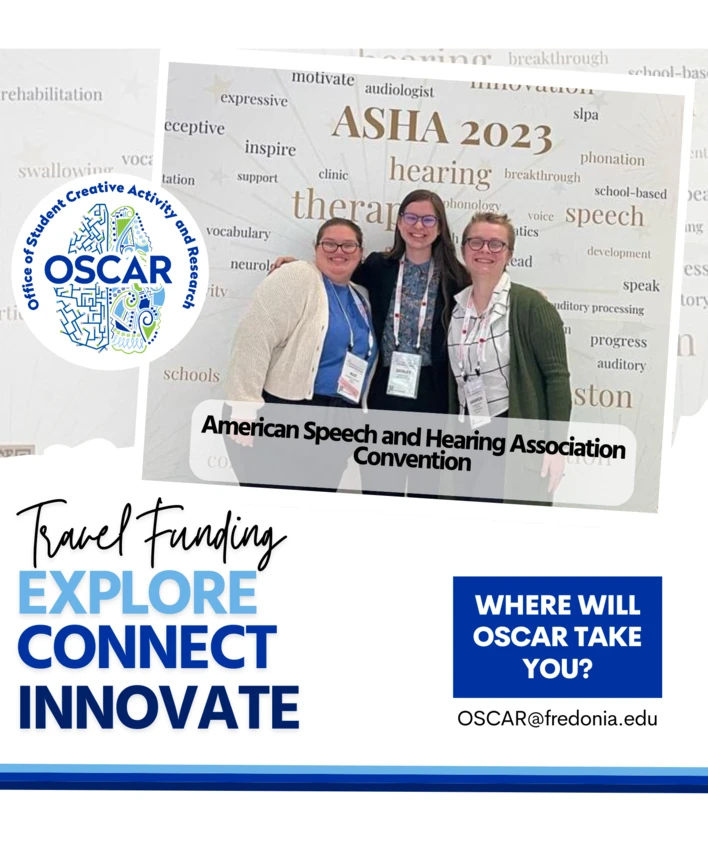 Students at the American Speech and Hearing Association Convention