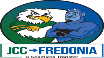 logo with fredonia and jcc mascots