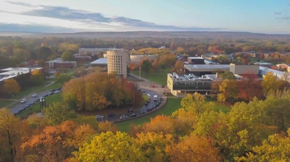 Campus aerial shot