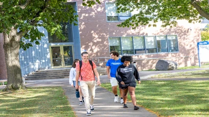 Students reps touring campus