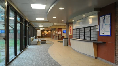 Residence Hall lobby