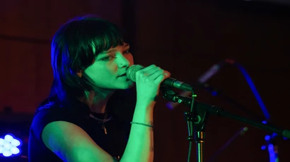 Singer at Battle of the Bands, SUNY Fredonia