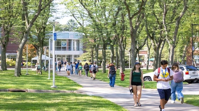 Fredonia students crossing quad. As one of the most affordable colleges in the country, SUNY Fredonia makes it easy for every student to earn their degree. 