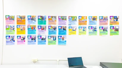 Honors Students of the Month Awards Wall