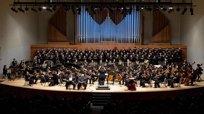 Full orchestra concert in Rosch Auditorium