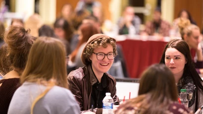 Fredonia students attending a welcome week event. Fredonia welcomes transfer students to their new university! 