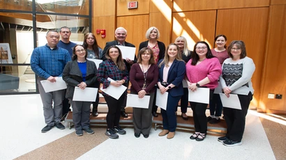 A group of faculty and staff
