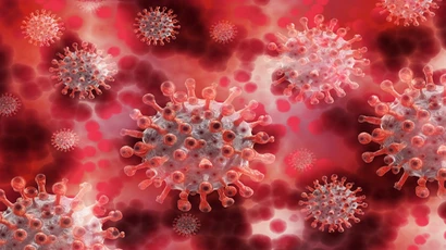 Corona virus illustration