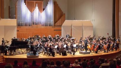 College Symphony Orchestra in King Concert Hall