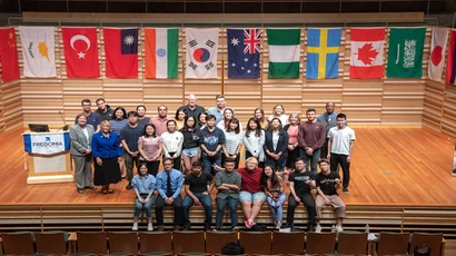 International student welcome ceremony