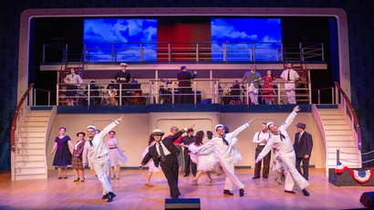 "Anything Goes" performed on stage. theatre arts major, major in theatre arts, degree in theatre arts.