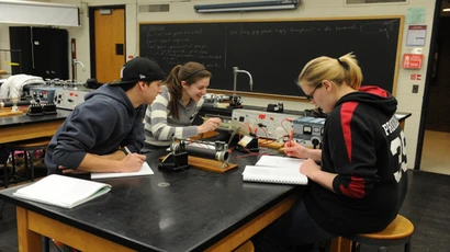 major in physics, degree in physics and keep physics major physics students work on a project