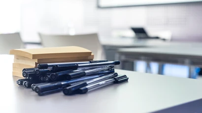 closeup of post-it notes and pens, social studies teacher degree, degree in social studies teacher, bachelors degree social studies teacher, teacher certification