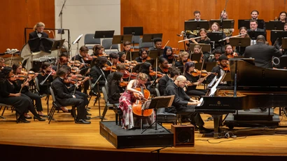 CSO with Ekstasis Duo, school of music,music colleges, suny music schools