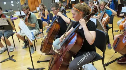 Summer Music Festival cello section