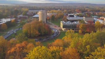 Campus in the fall