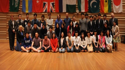 International Students Welcoming Ceremony in Rosch Recital Hall
