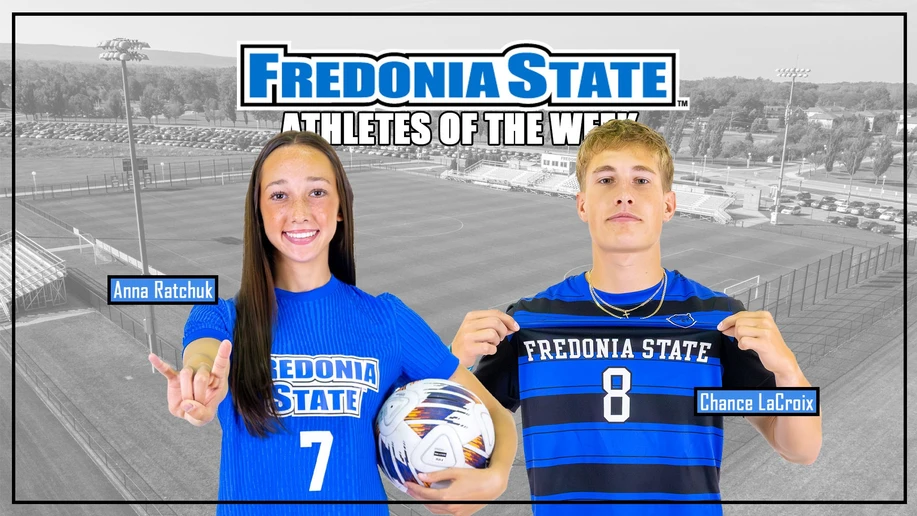photo of two soccer athletes in uniform